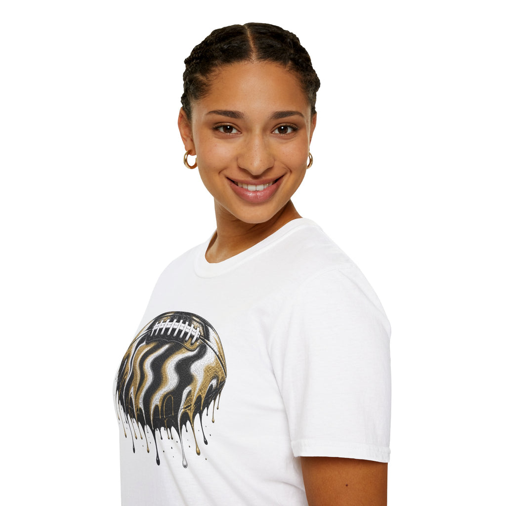 Vanderbilt Commodores Drip Football T-Shirt