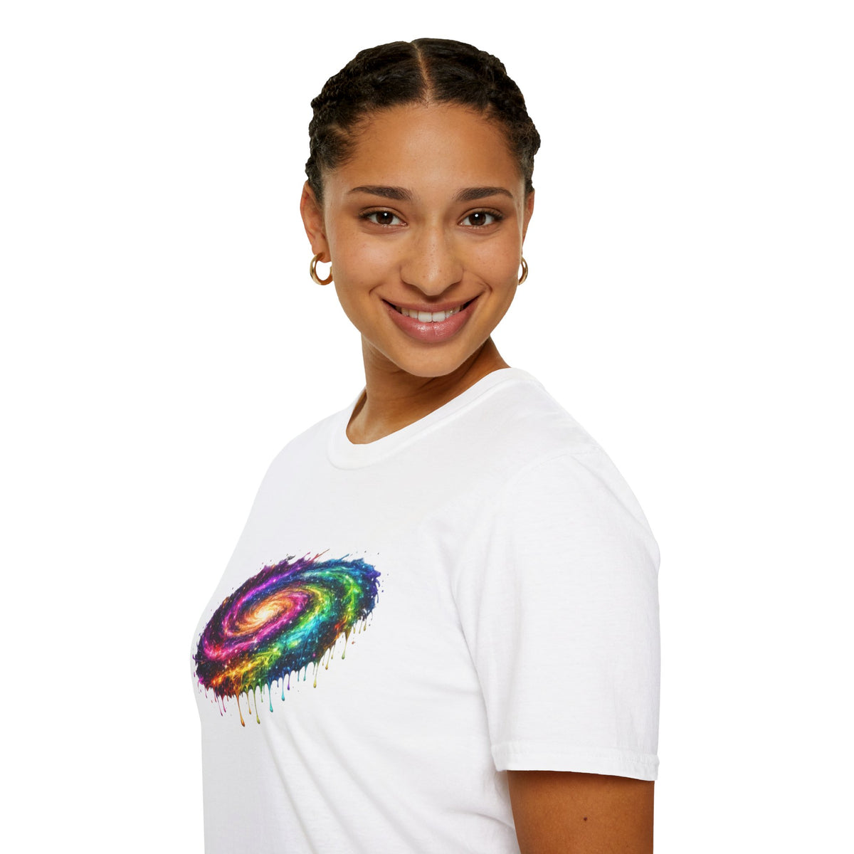 Rainbow Drip Galaxy T-Shirt