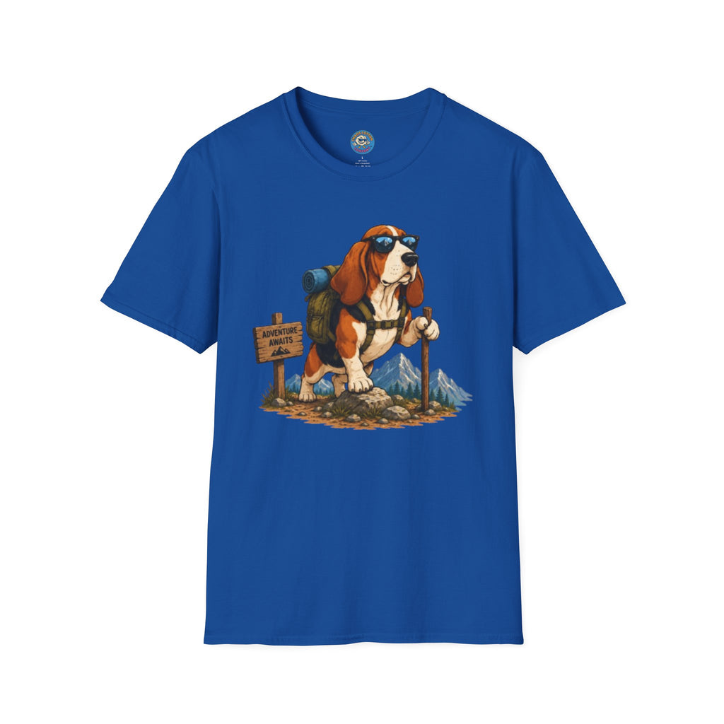 Hiking Basset Hound T-Shirt