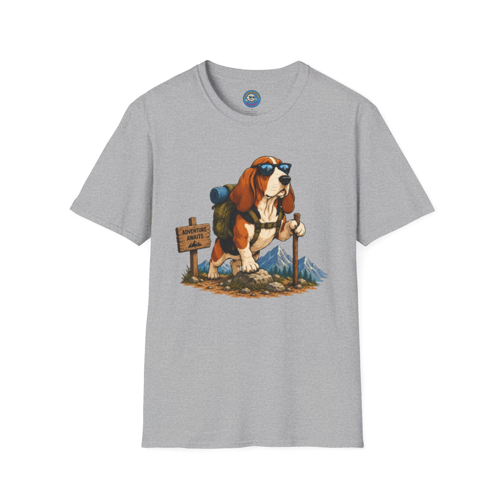 Hiking Basset Hound T-Shirt