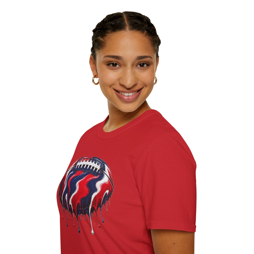 Ole Miss Drip Football T-Shirt