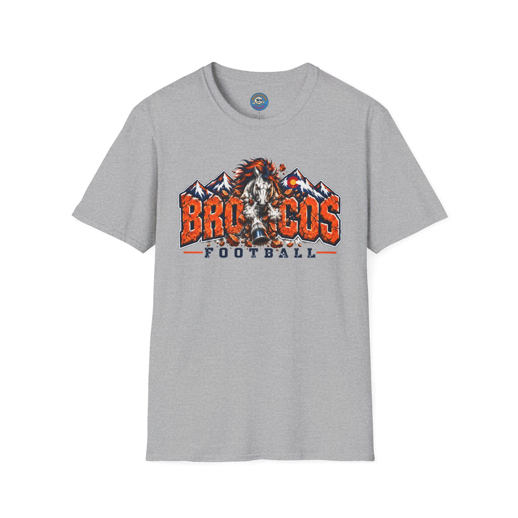 Broncos Football Mountain T-Shirt (V5)
