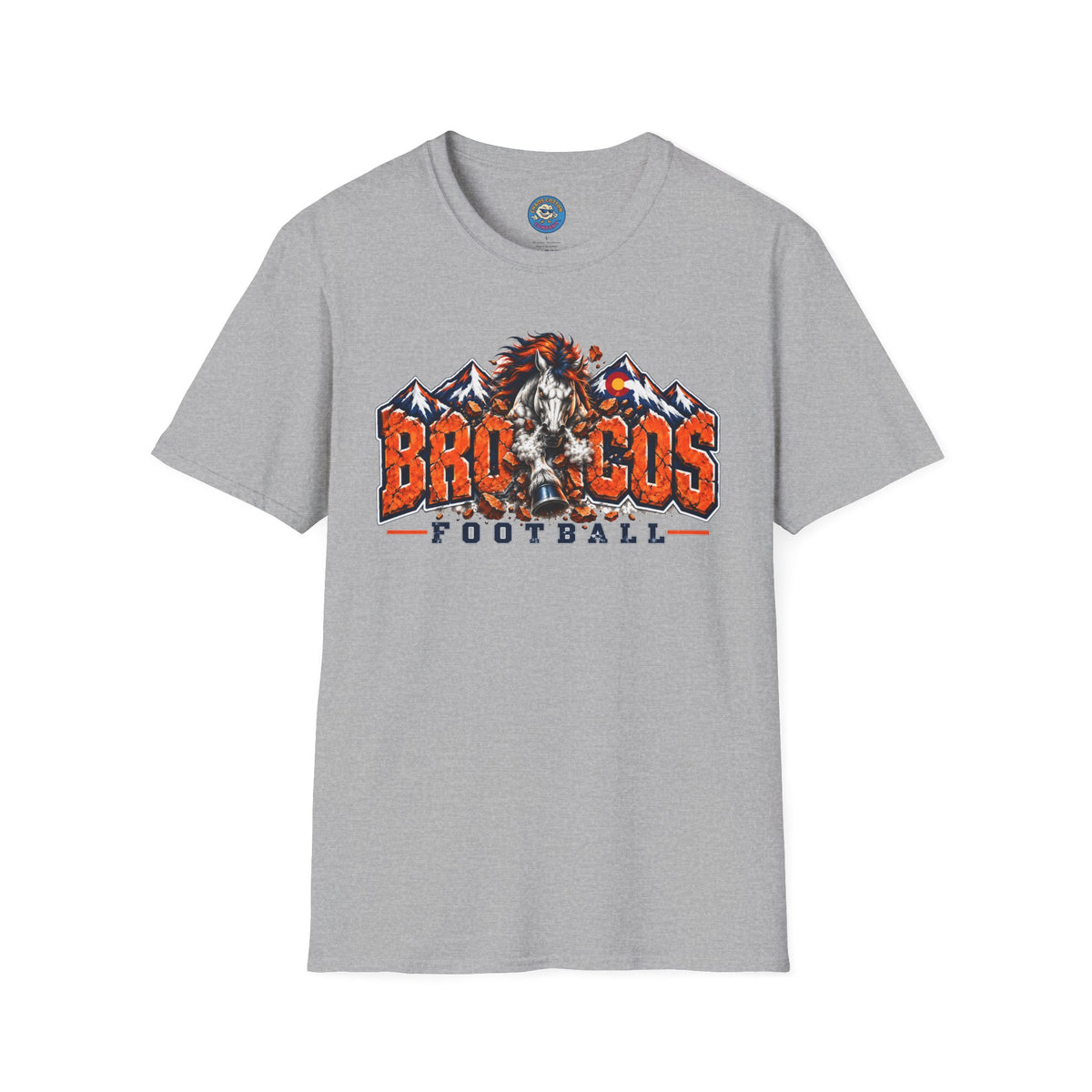 Broncos Football Mountain T-Shirt (V5)