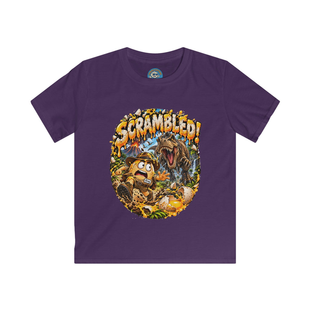 Greg the Egg "Scrambled Dinosaur" Kids T-Shirt