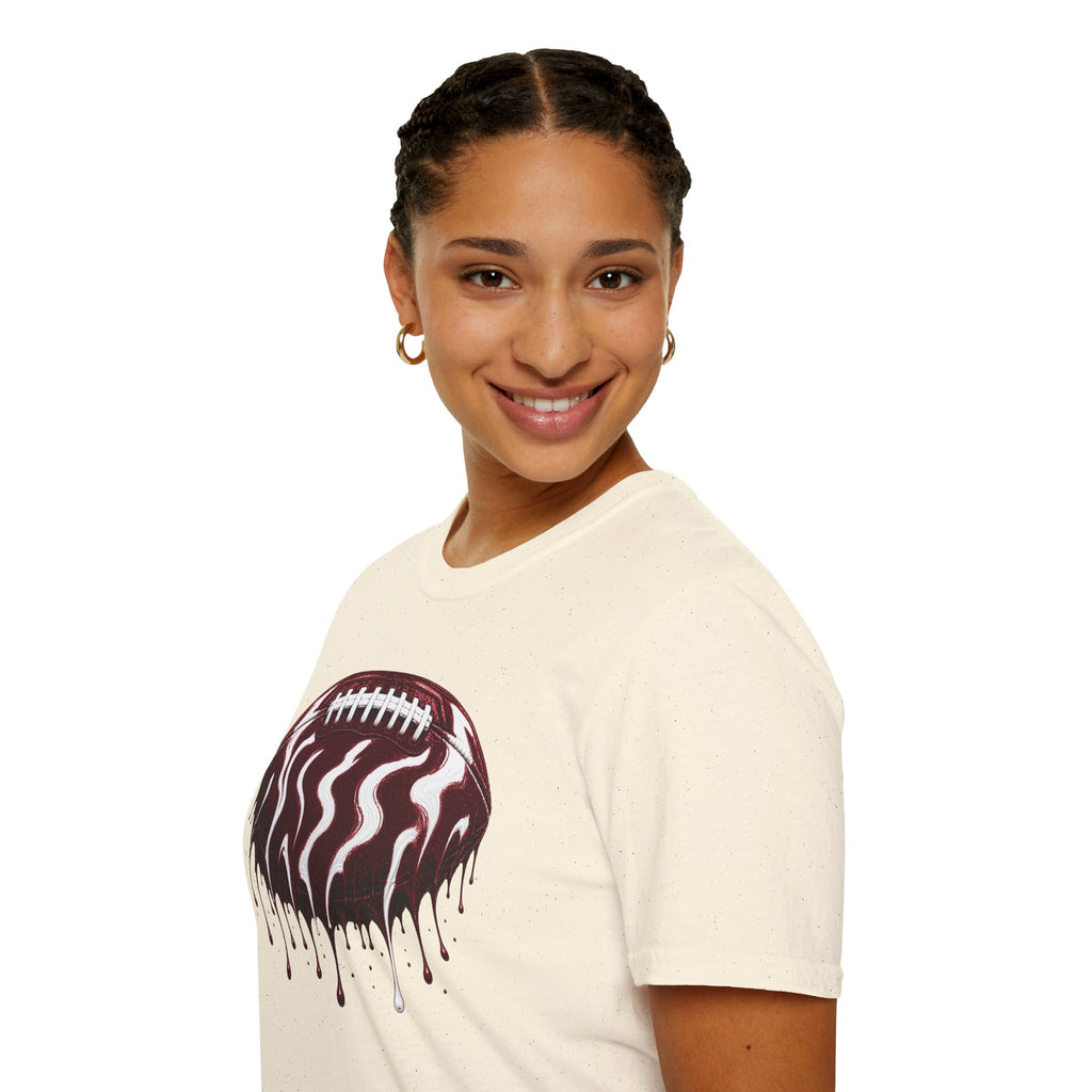 Texas A&M Aggies Drip Football T-Shirt
