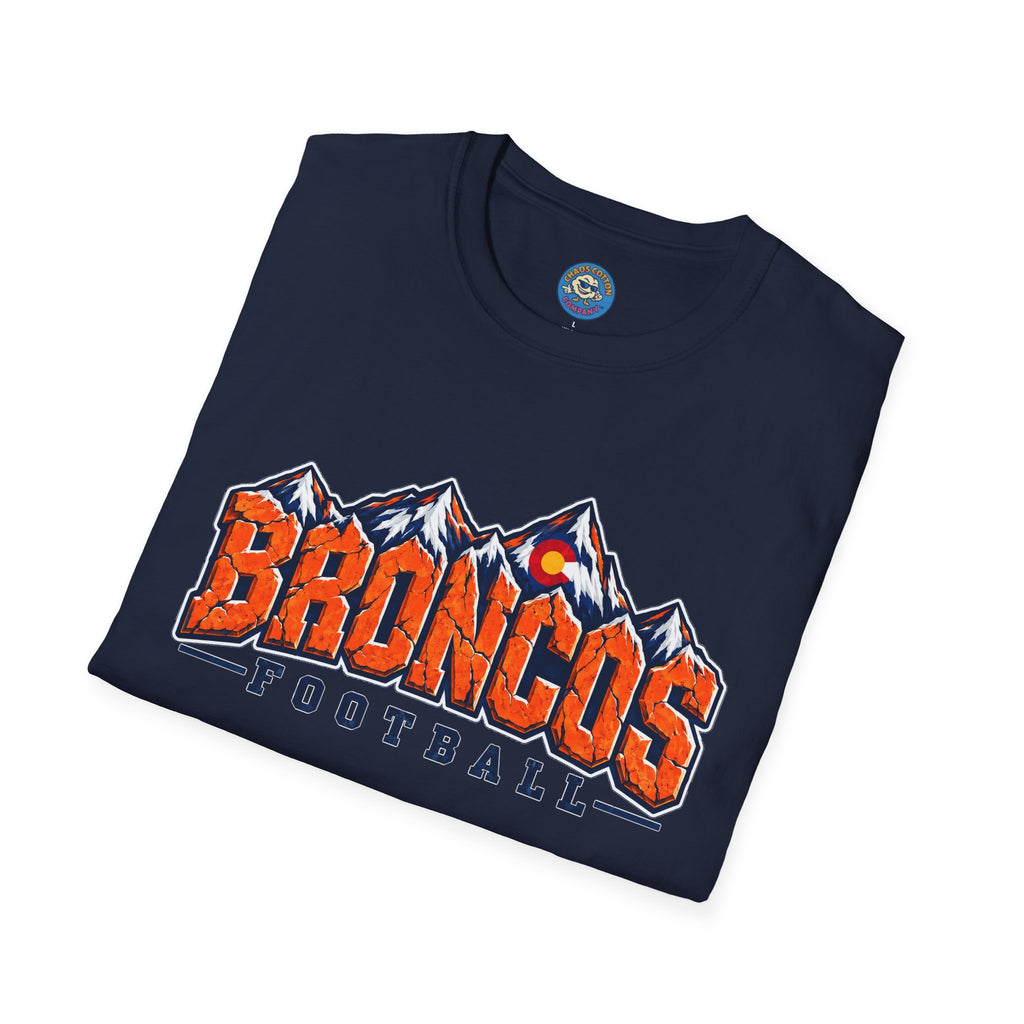 Broncos Football Mountain T-Shirt (V4)