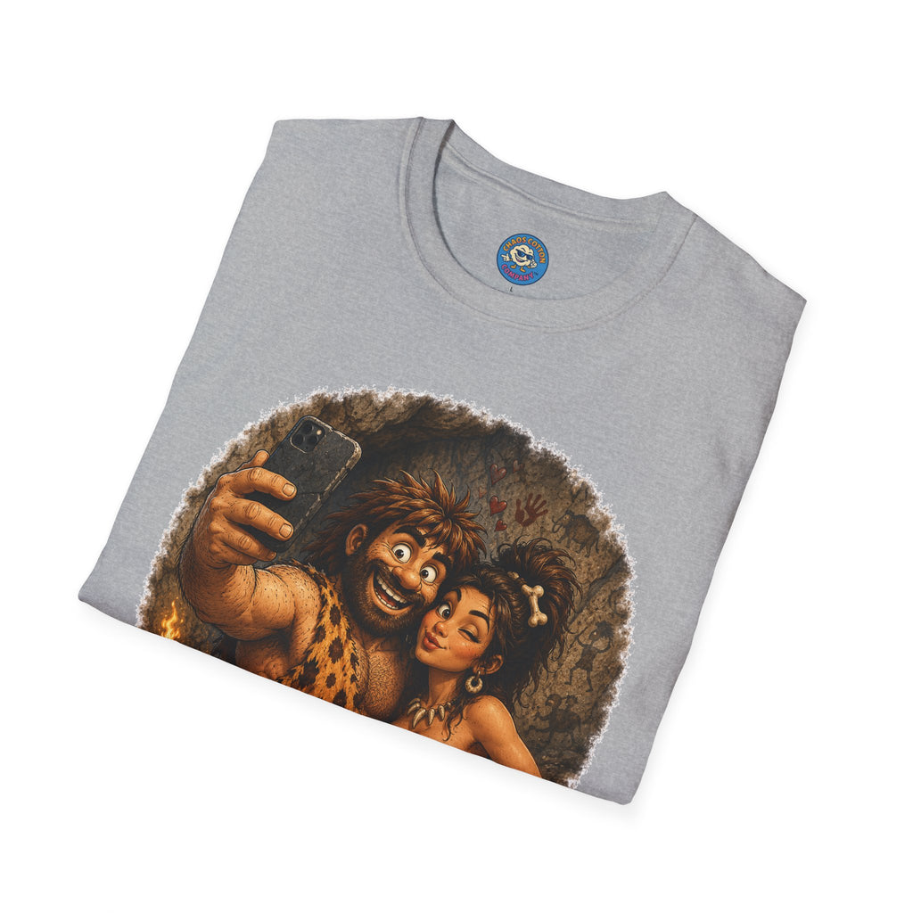 Caveman Couple Selfie T-Shirt