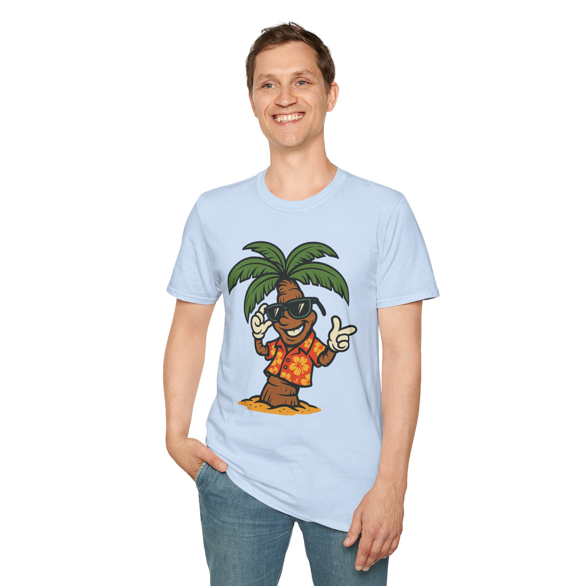 Palm Tree Party Dude T-Shirt