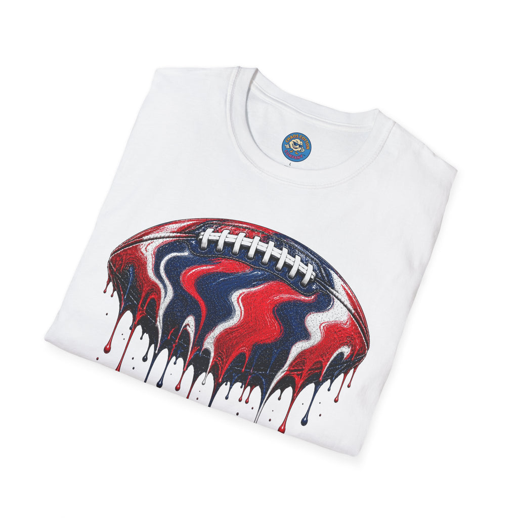 Ole Miss Drip Football T-Shirt