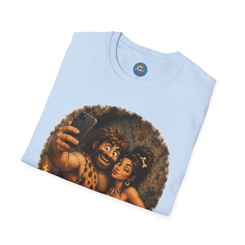 Caveman Couple Selfie T-Shirt
