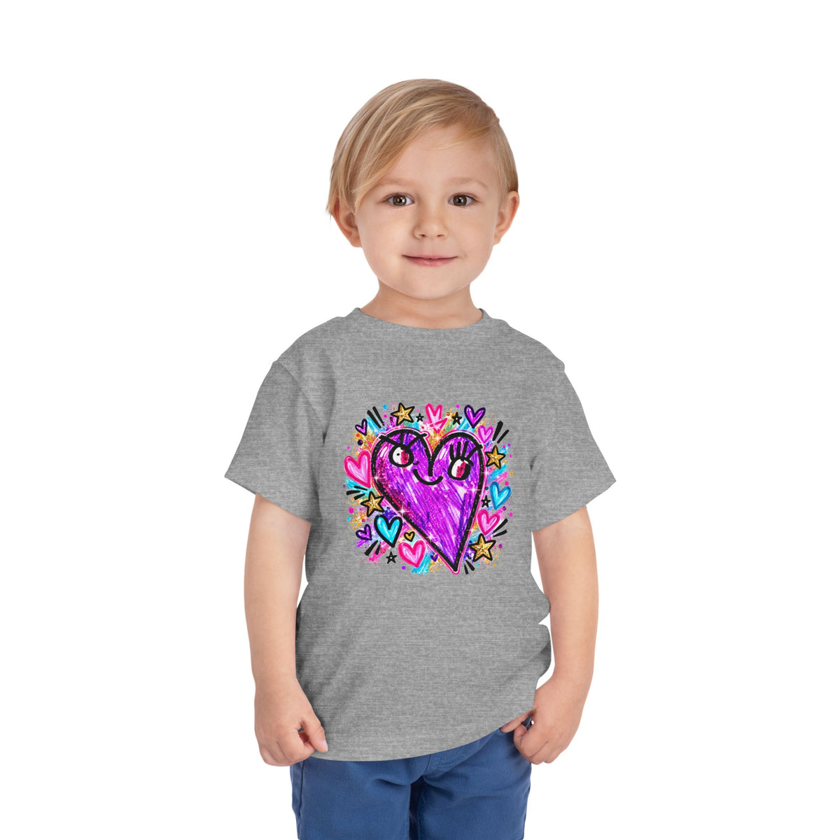 Hearts and Stars Toddler T-Shirt