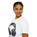 Black and White Drip Headphones T-Shirt