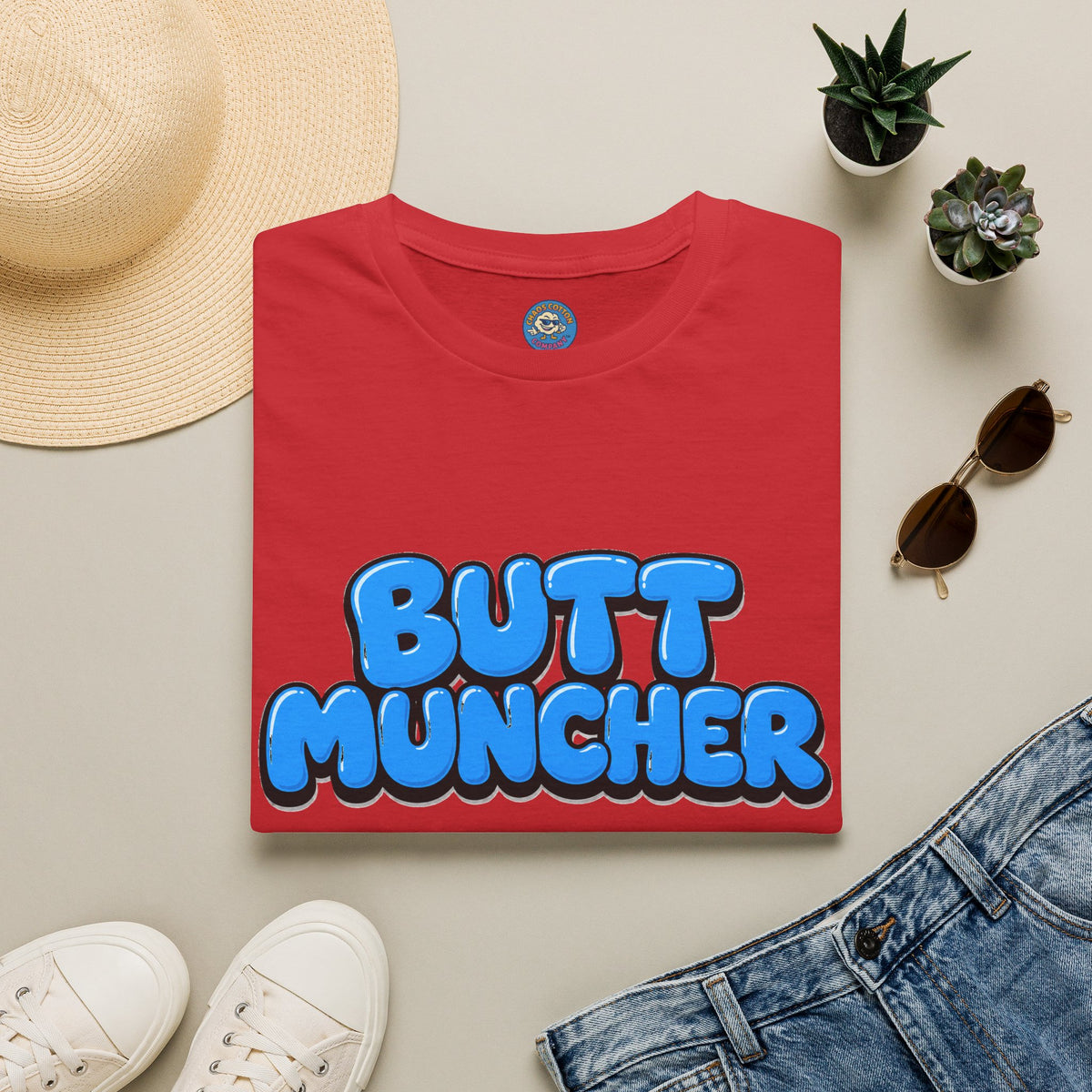 Butt Muncher T-Shirt (Blue)