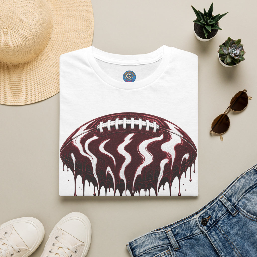 Texas A&M Aggies Drip Football T-Shirt