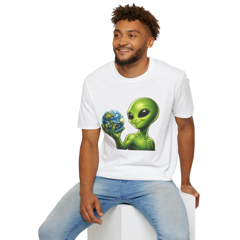 Earth in Their Hands Alien T-Shirt