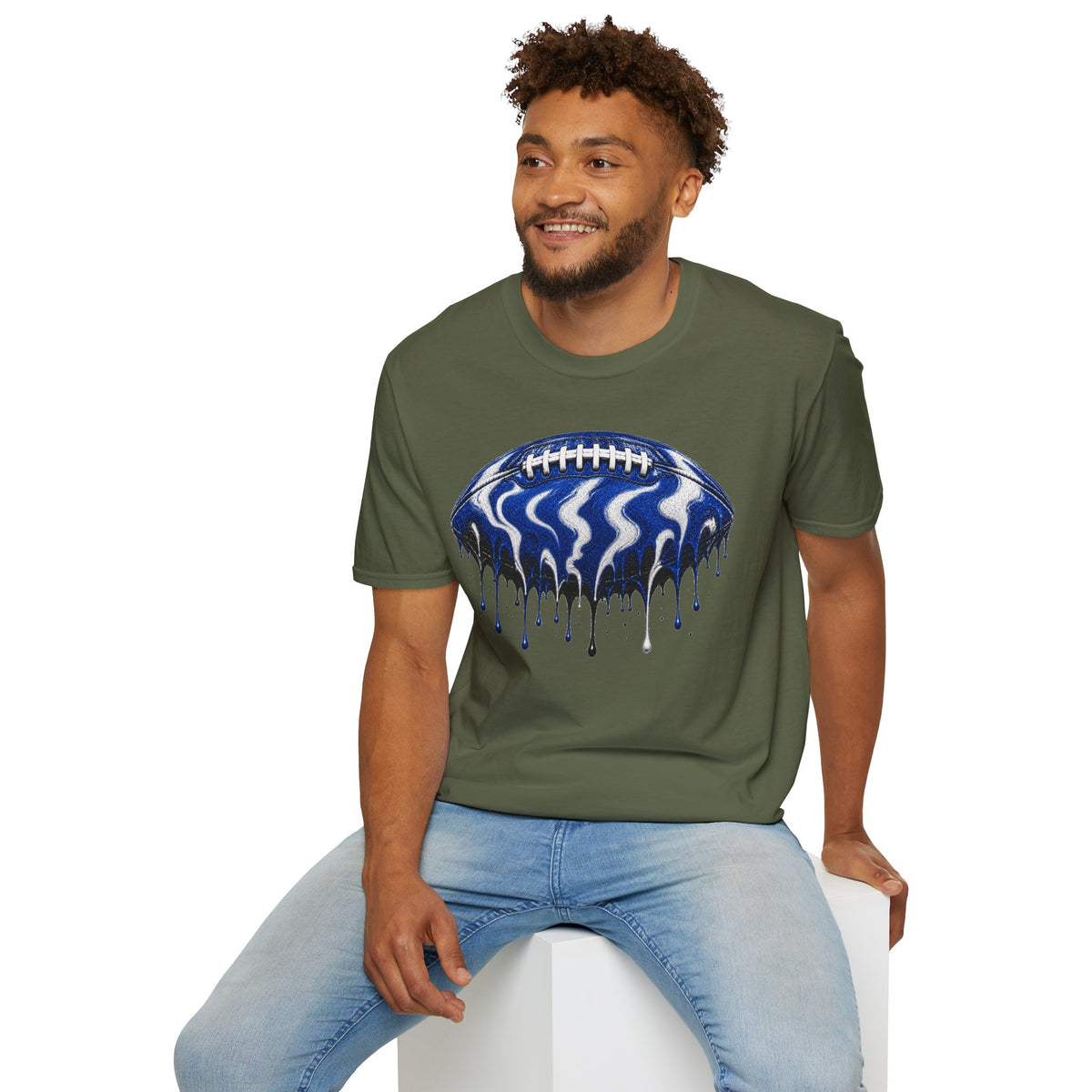 Kentucky Wildcats Drip Football T-Shirt
