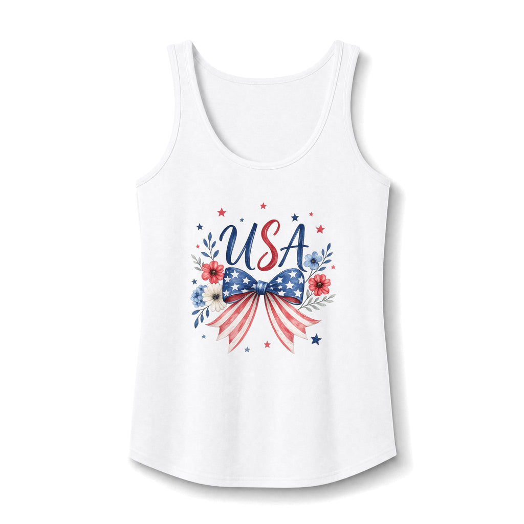 Stars, Stripes, & Blooms Women's Tank Top