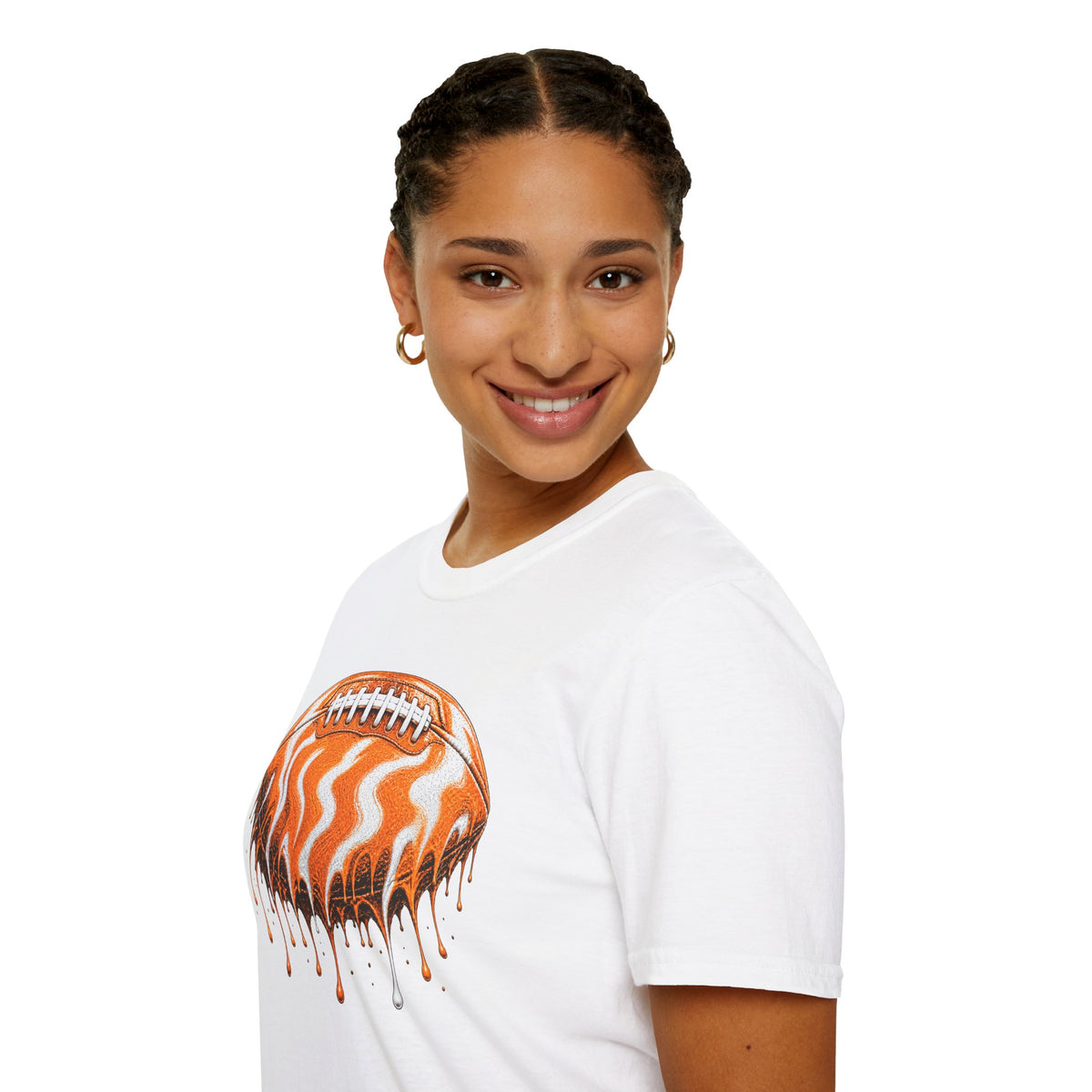 Tennessee Volunteers Drip Football T-Shirt