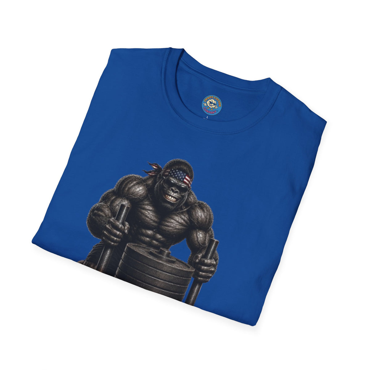 Gorilla Weightlifting T-Shirt (Pushing Sled)
