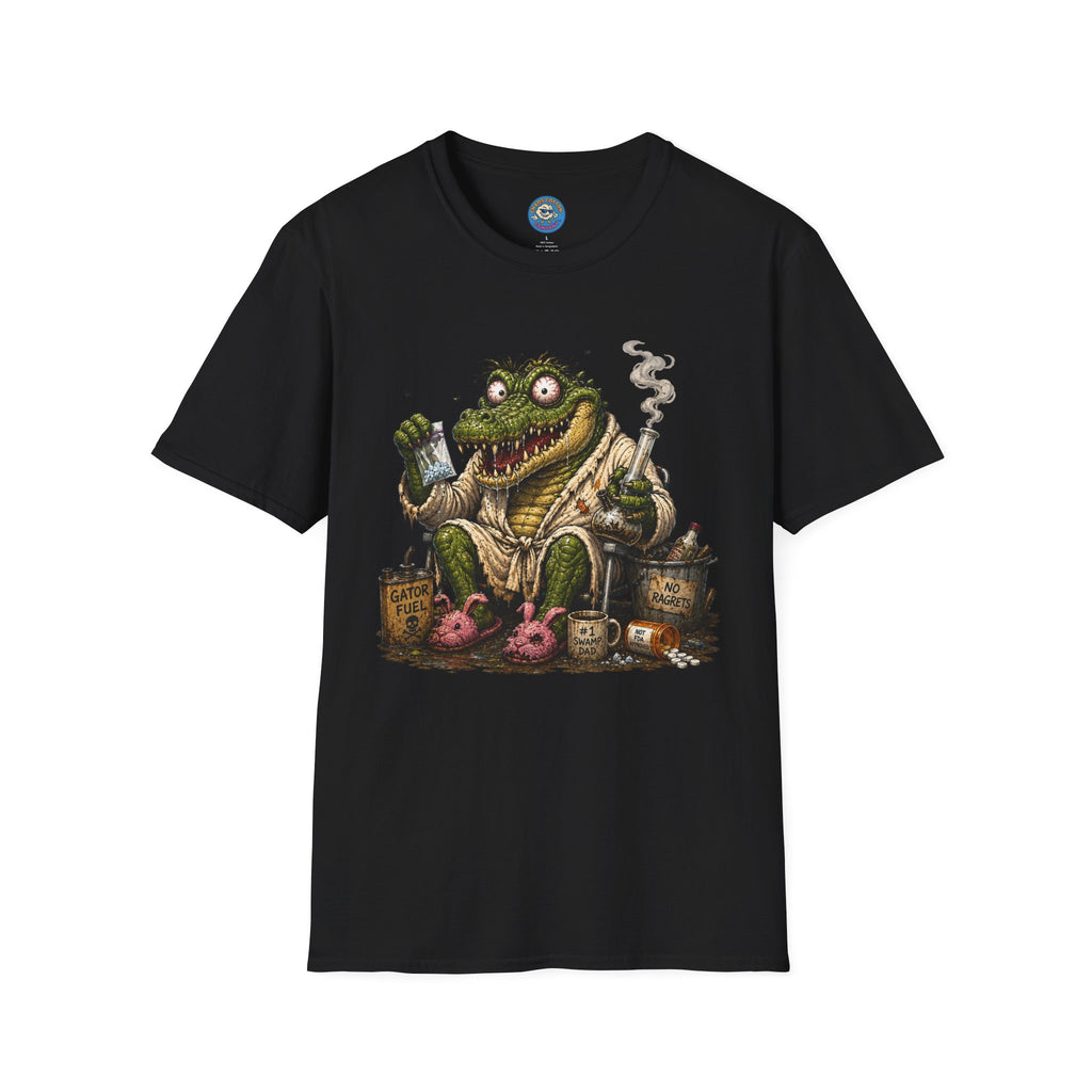 Gator Monster Smoking Pipe T-Shirt