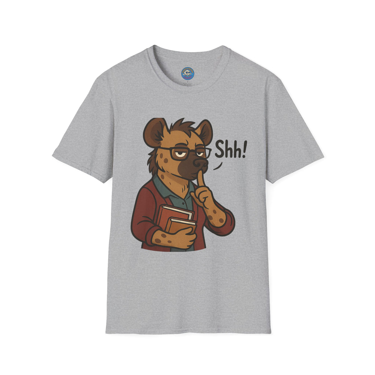 The Quiet Hyena Librarian T-Shirt