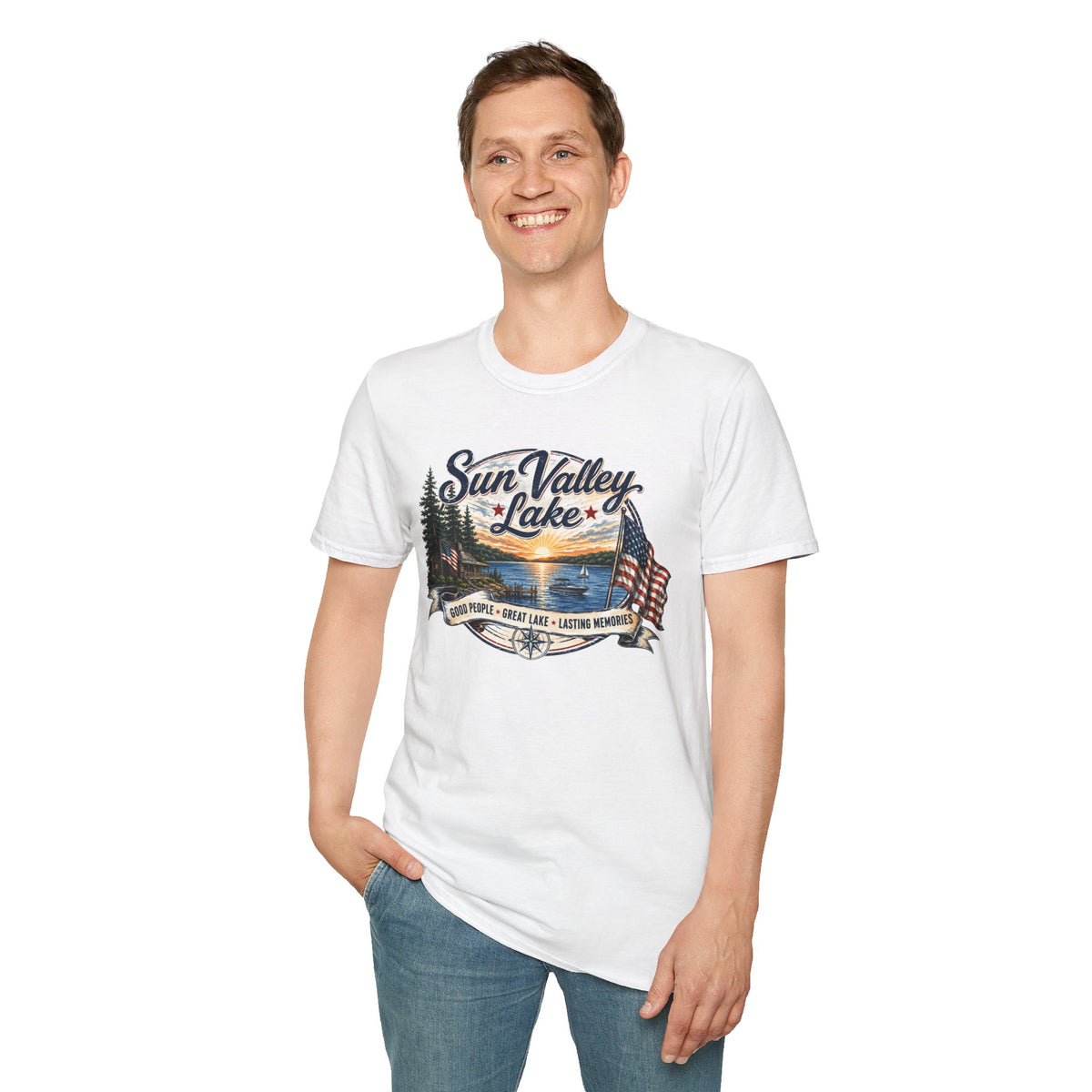 Sun Valley Lake Unisex T-Shirt