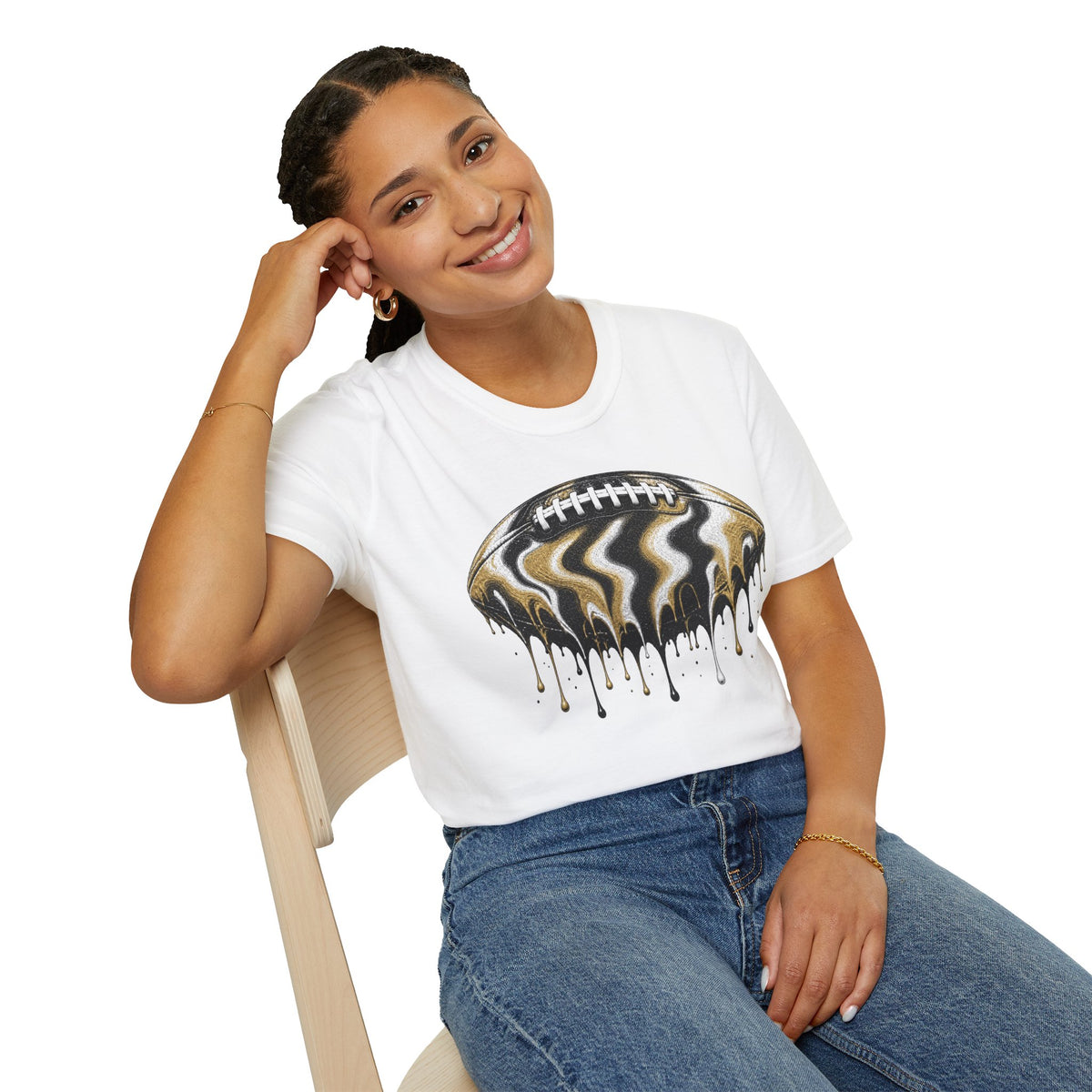 Vanderbilt Commodores Drip Football T-Shirt