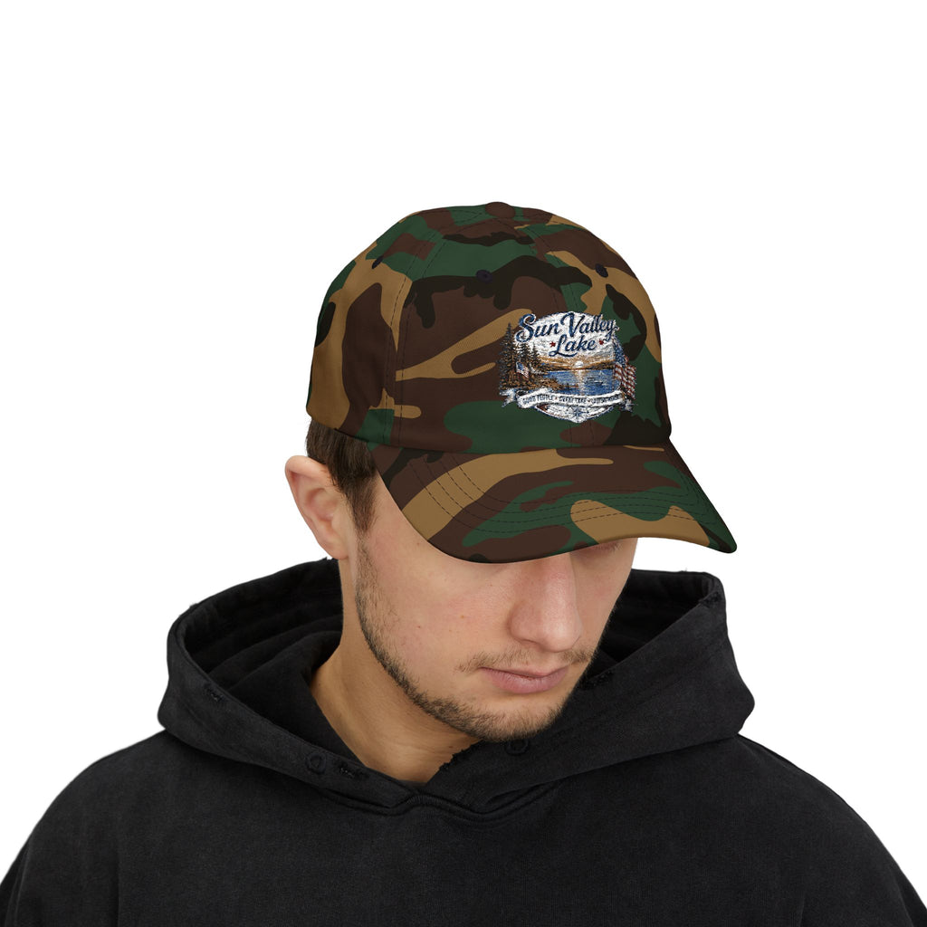 Sun Valley Lake Embroidered Cap - Adjustable Lake Life Hat