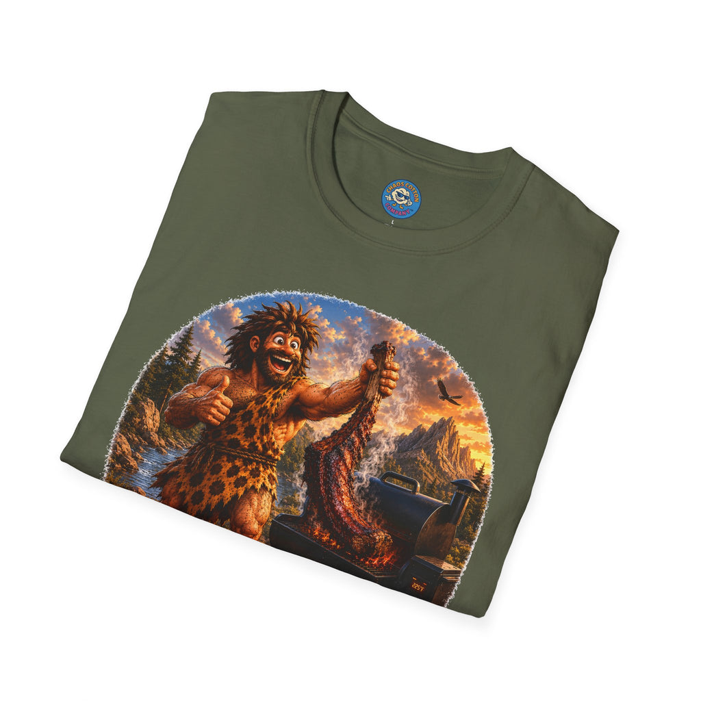 Caveman Grilling T-Shirt