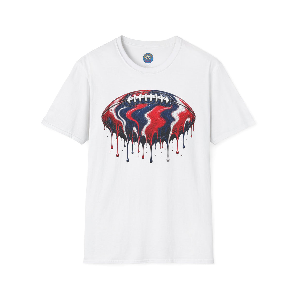 Ole Miss Drip Football T-Shirt