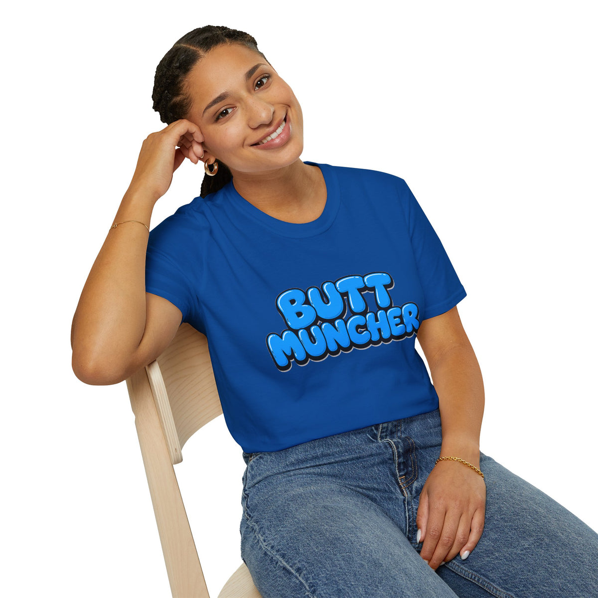 Butt Muncher T-Shirt (Blue)
