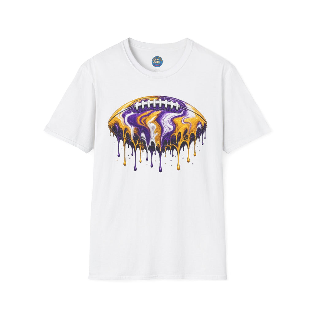 LSU Football Drip T-Shirt