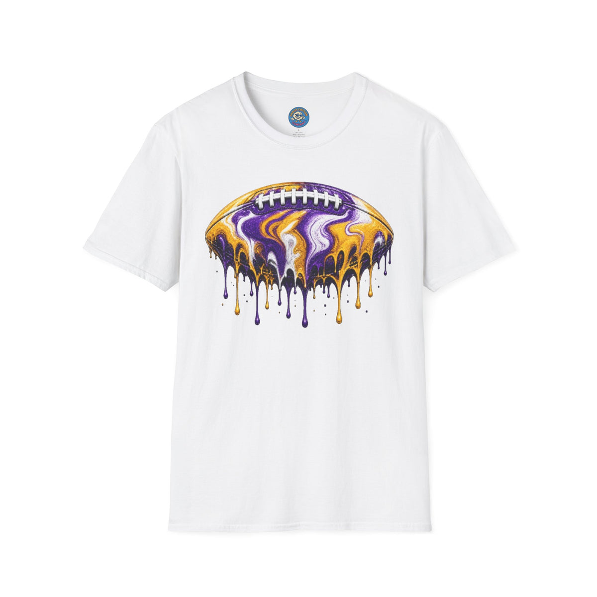 LSU Football Drip T-Shirt