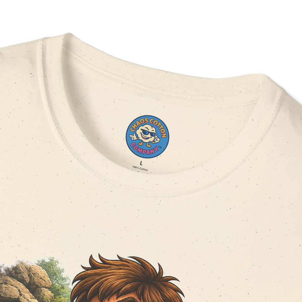 Caveman Discovers a Lighter T-Shirt