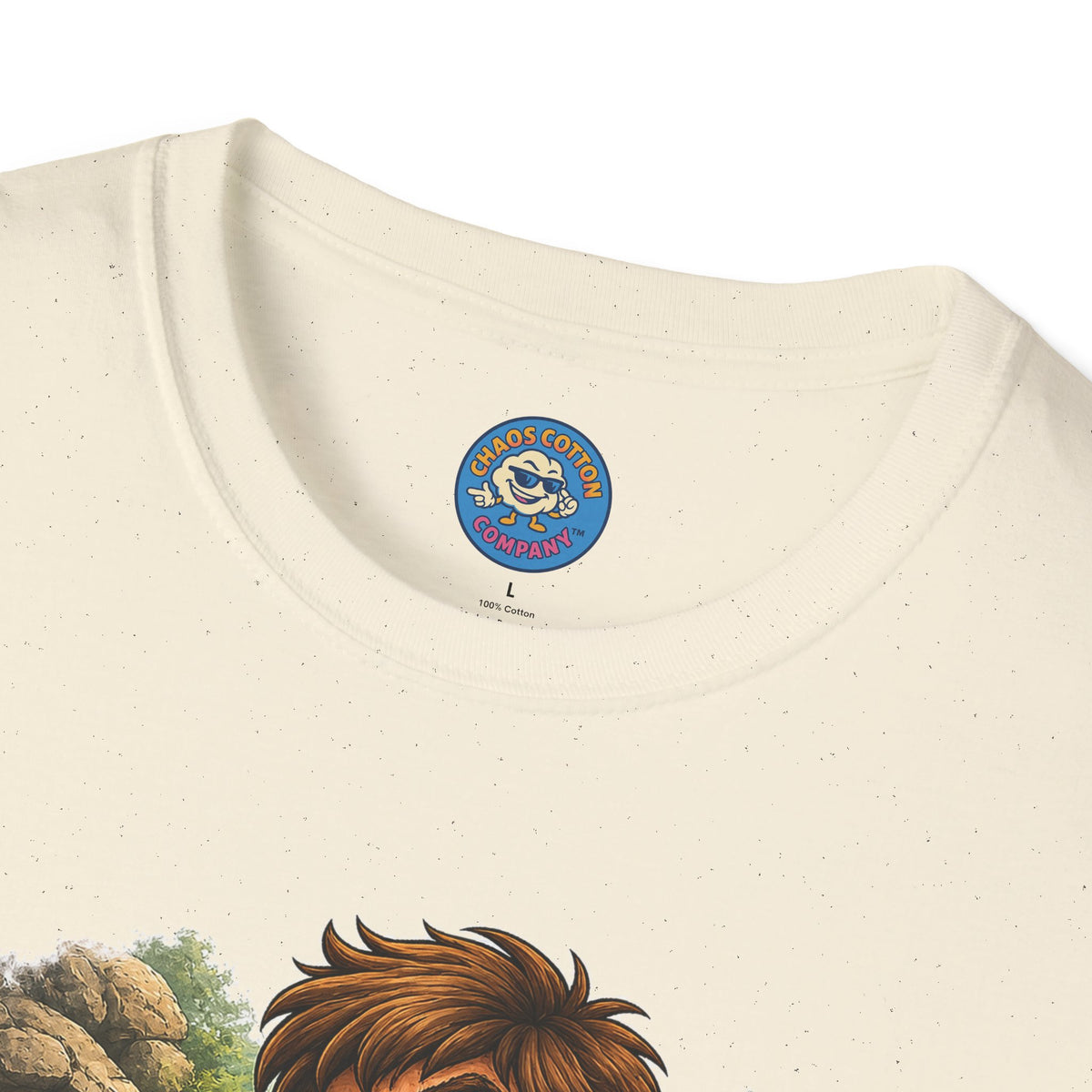 Caveman Discovers a Lighter T-Shirt