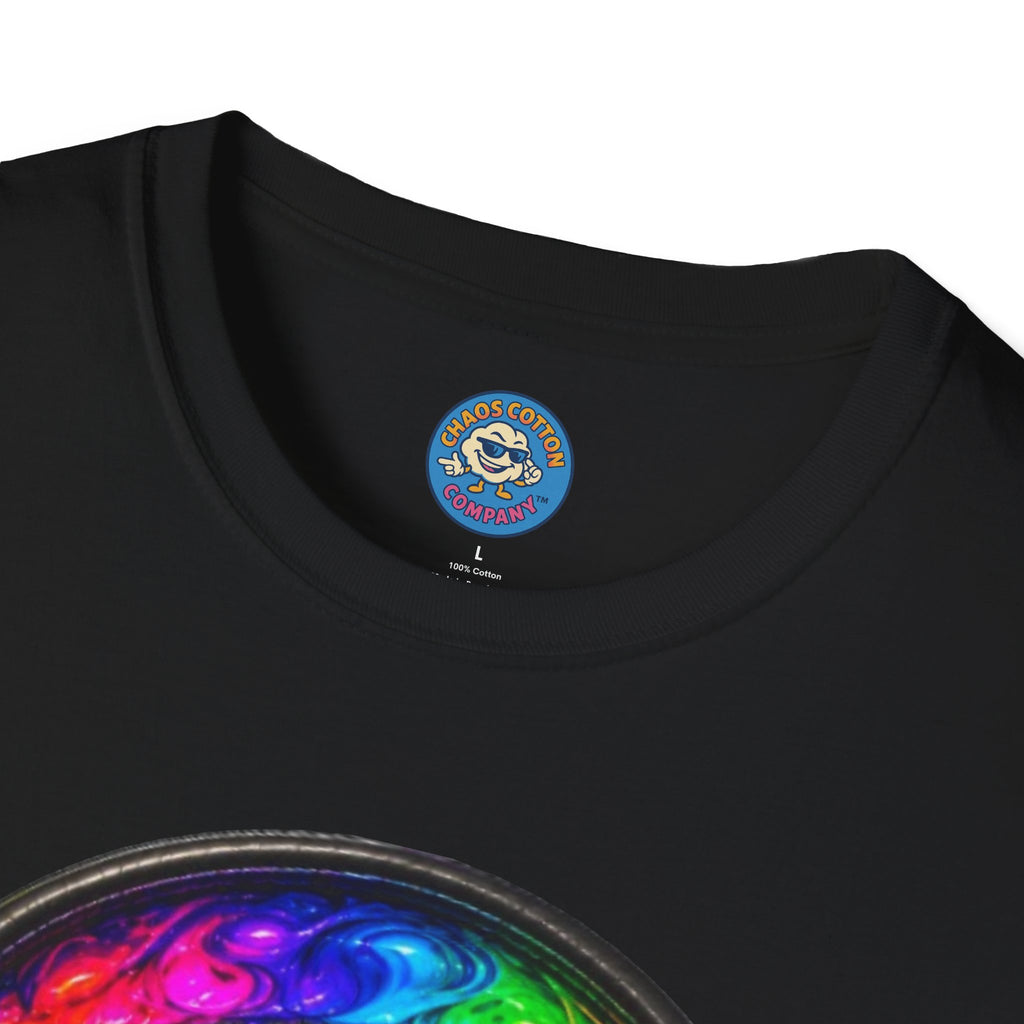 Rainbow Drip Headphones T-Shirt