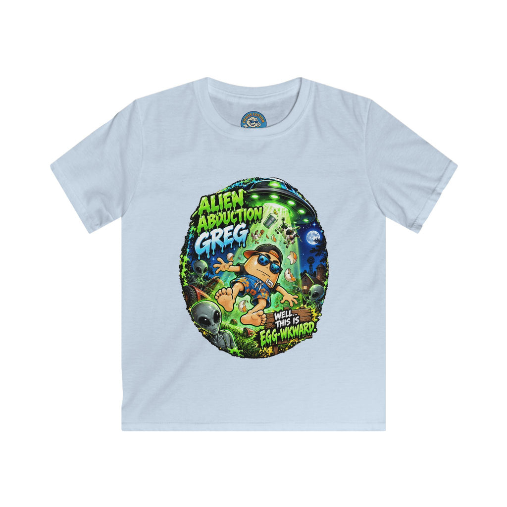 Greg the Egg "Alien Abduction" Kids T-Shirt