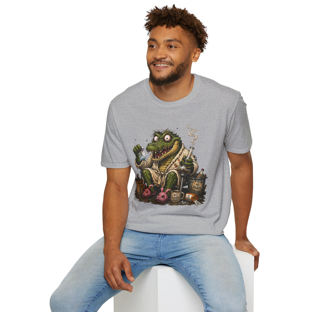 Gator Monster Smoking Pipe T-Shirt