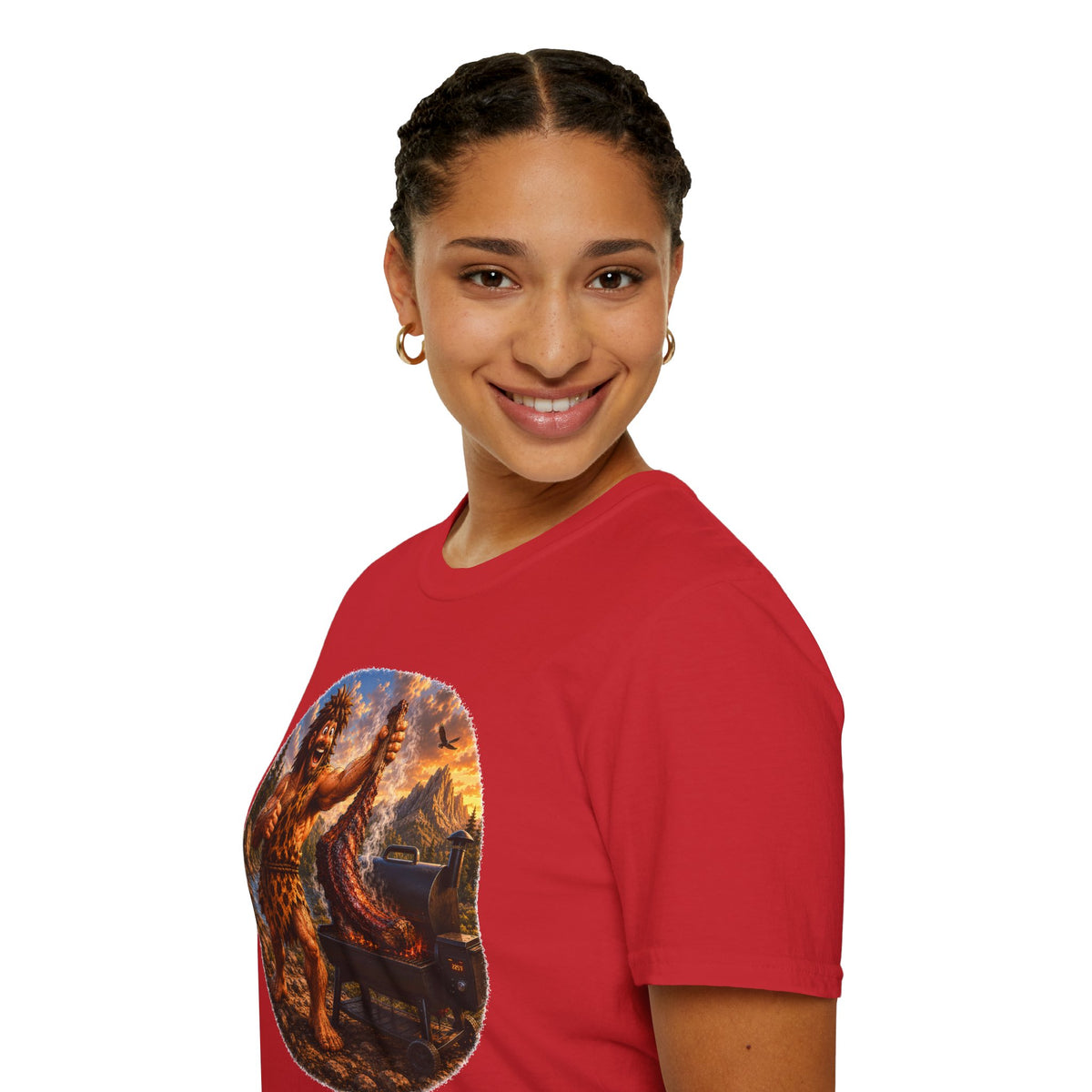 Caveman Grilling T-Shirt