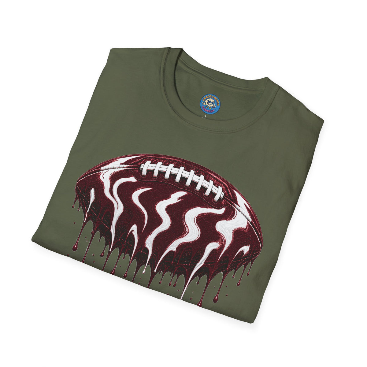 Texas A&M Aggies Drip Football T-Shirt