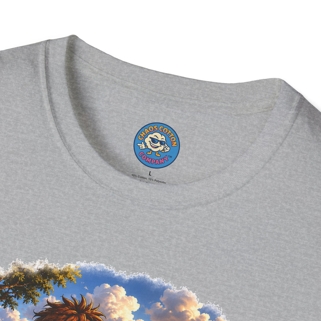 Caveman Using GPS T-Shirt