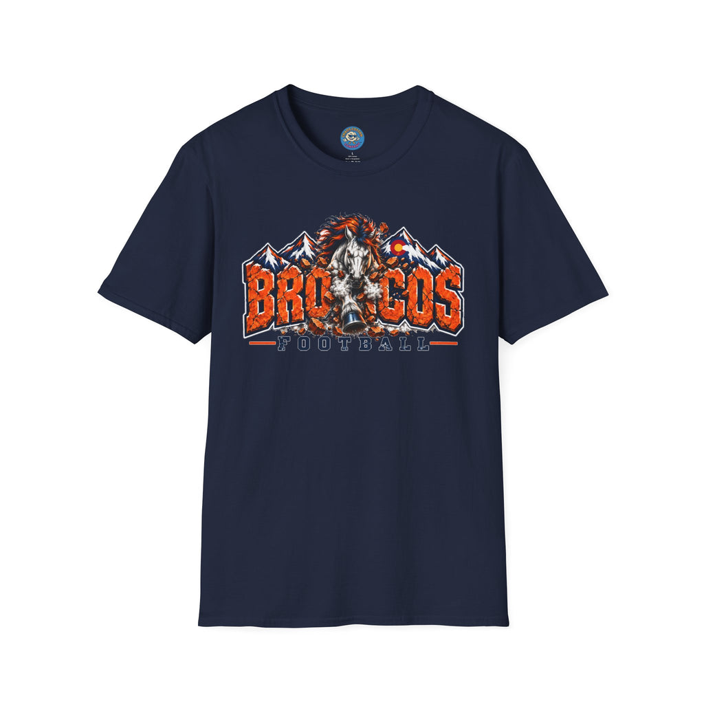 Broncos Football Mountain T-Shirt (V5)