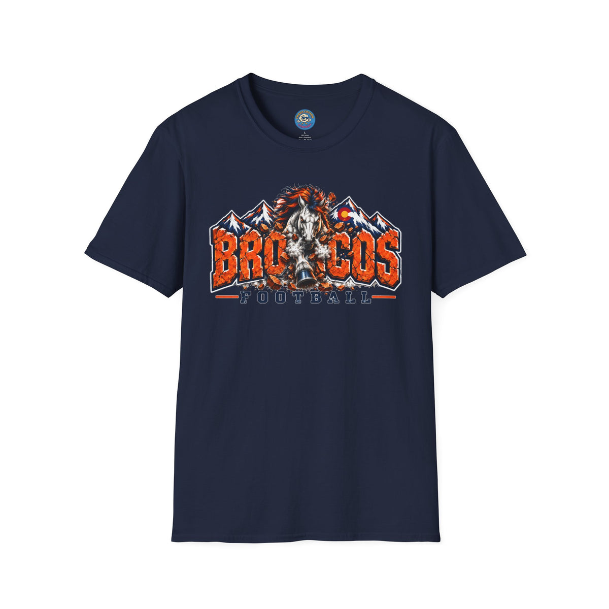 Broncos Football Mountain T-Shirt (V5)