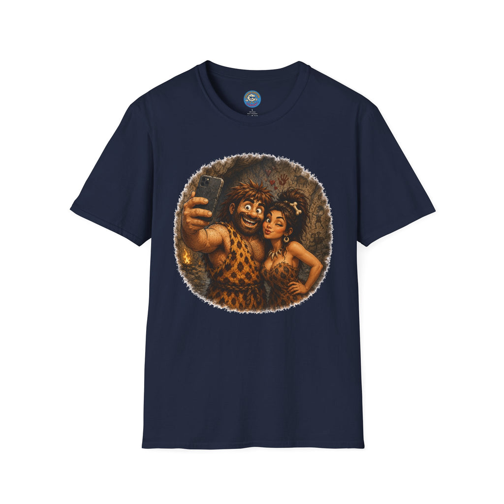 Caveman Couple Selfie T-Shirt