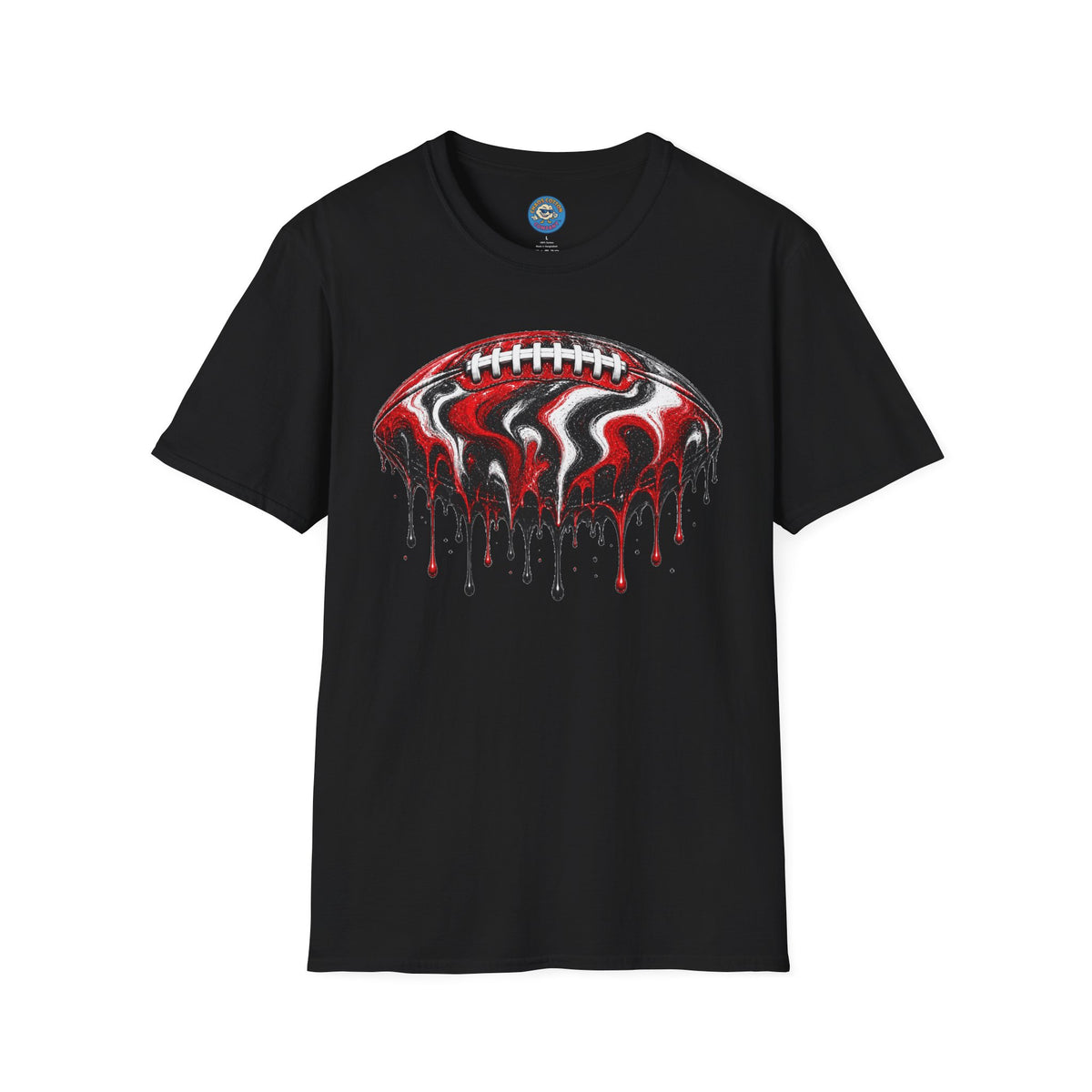 Georgia Bulldogs Drip Football T-Shirt
