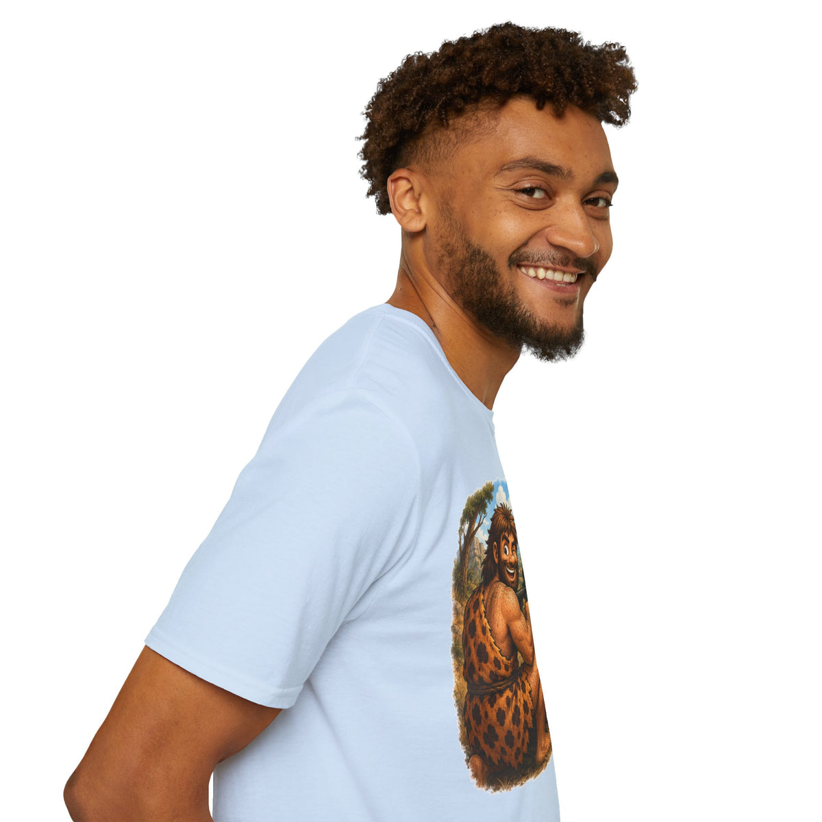 Caveman Hunting with an AR T-Shirt