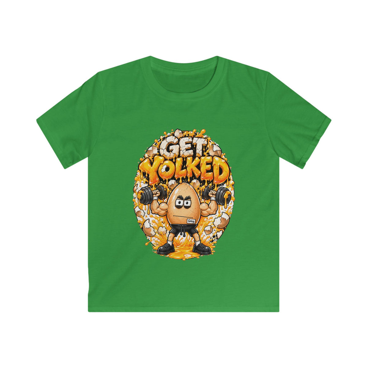Greg the Egg "Get Yolked" Kids T-Shirt