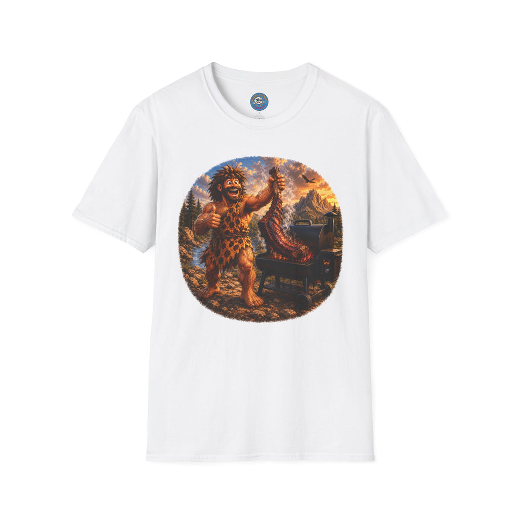 Caveman Grilling T-Shirt