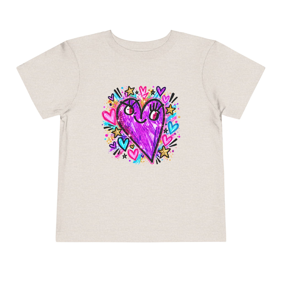 Hearts and Stars Toddler T-Shirt
