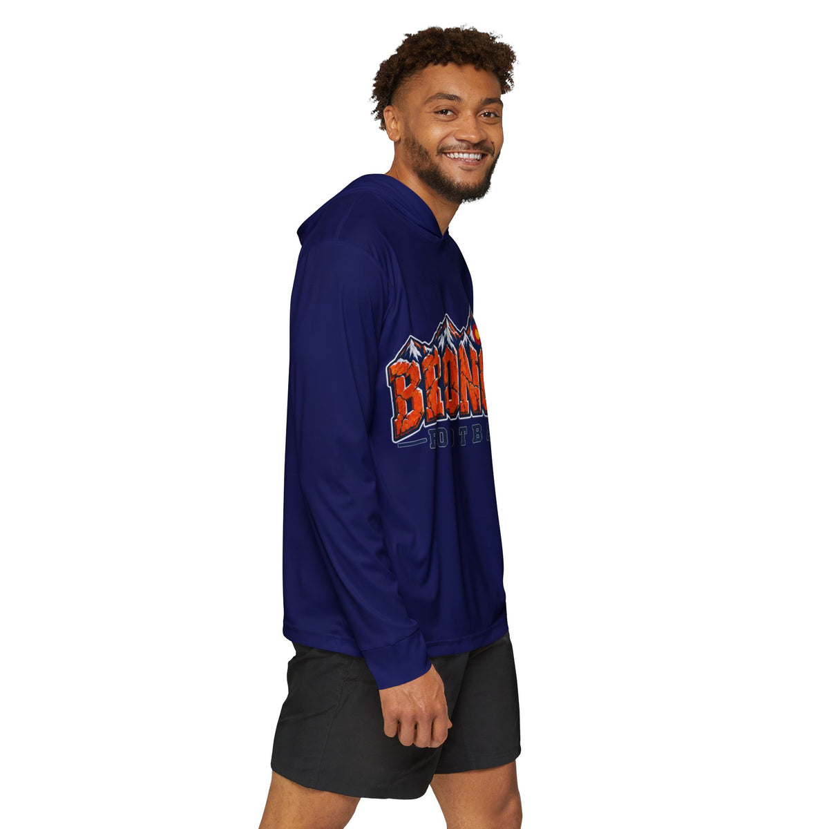 Broncos Mountain Logo Warmup Pullover